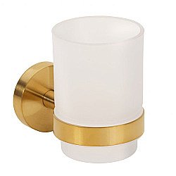 Стакан Bemeta SABLO 160110012 золото матовое купить в интернет-магазине сантехники Sanbest