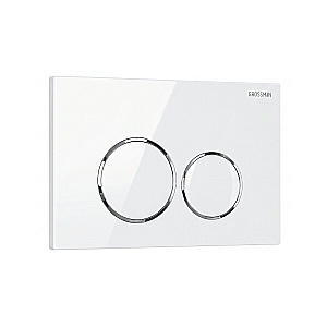 Кнопка для инсталляции Grossman Galaxy 700.K45.01.000.000 RUS белая глянцевая купить в интернет-магазине сантехники Sanbest