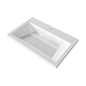 Тумба с раковиной подвесная Grossman БЛИСС 70 с 1 ящ, белая матовая для ванной в интернет-магазине Sanbest