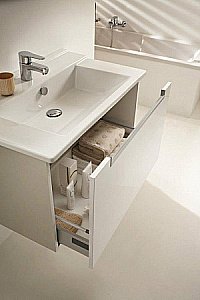 Раковина Jacob Delafon STRUKTURA EXH 80 EXH112-00 белая купить в интернет-магазине Sanbest