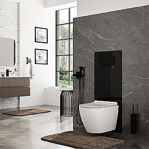 Унитаз подвесной WasserKraft Mindel H002.E034 безободковый, с крышкой микролифт, белый купить в интернет-магазине Sanbest