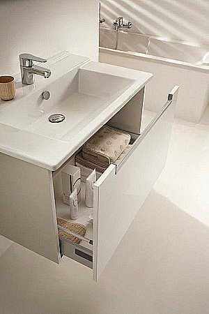 Раковина Jacob Delafon STRUKTURA EXH 80 EXH112-00 белая купить в интернет-магазине Sanbest