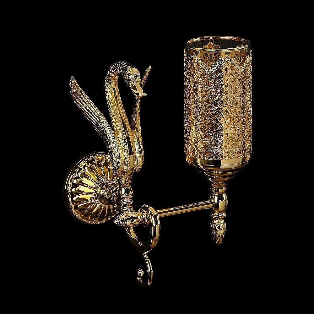 Стакан Migliore LUXOR 26162 золото купить в интернет-магазине сантехники Sanbest