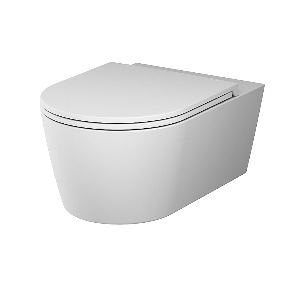 Унитаз подвесной AM.PM Func C8F1701MWSC белый матовый, безободковый купить в интернет-магазине Sanbest