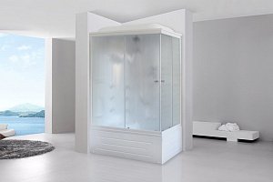 Душевая кабина Royal Bath RB8120BP2-M 120x80 профиль белый/стекло матовое купить в интернет-магазине Sanbest