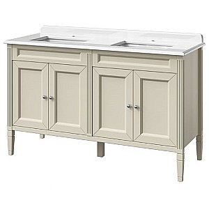 Тумба с раковиной двойная 4 дверцы Caprigo Albion-concept 140 для ванной в интернет-магазине Sanbest