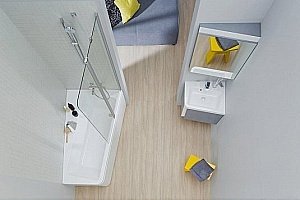 Зеркало Ravak 10° 55 орех в ванную от интернет-магазине сантехники Sanbest