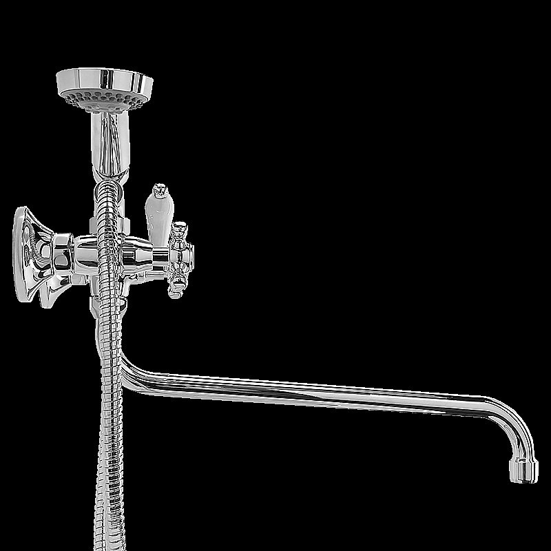 Смеситель для ванны Elghansa Kimberli 2730063 хром купить в интернет-магазине сантехники Sanbest