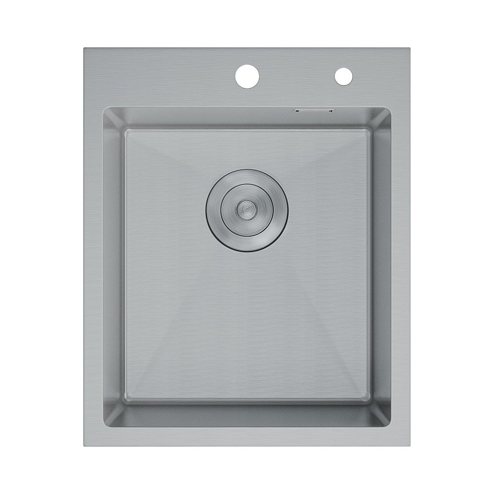 Кухонная мойка D&K 41х50 DKS415004 сатин купить в интернет-магазине сантехники Sanbest