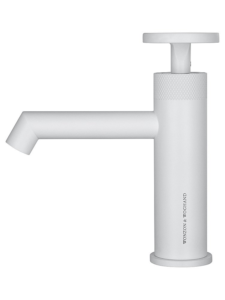 Смеситель для раковины WONZON & WOGHAND, Белый матовый (WW-H1065-MW) купить в интернет-магазине сантехники Sanbest