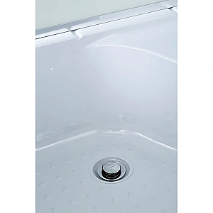 Душевая кабина AvaCan D120R 120x80 без крыши, стекло матовое/профиль хром, правосторонняя купить в интернет-магазине Sanbest