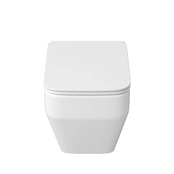 Унитаз подвесной Grossman GR-4410SQ белый, безободковый, с крышкой микролифт, слив торнадо купить в интернет-магазине Sanbest