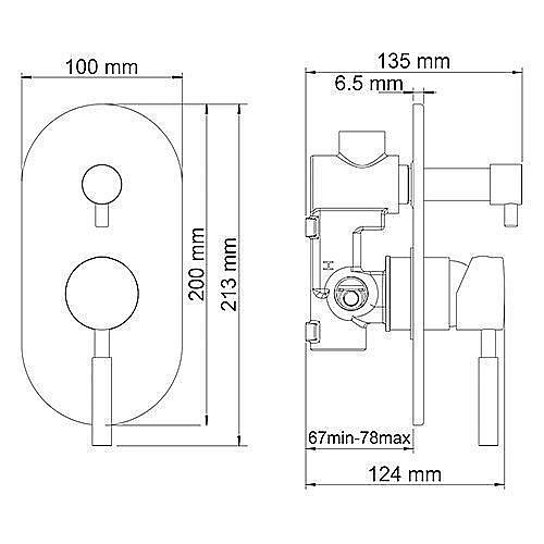 Смеситель для душа WasserKRAFT Main 4141 купить в интернет-магазине сантехники Sanbest