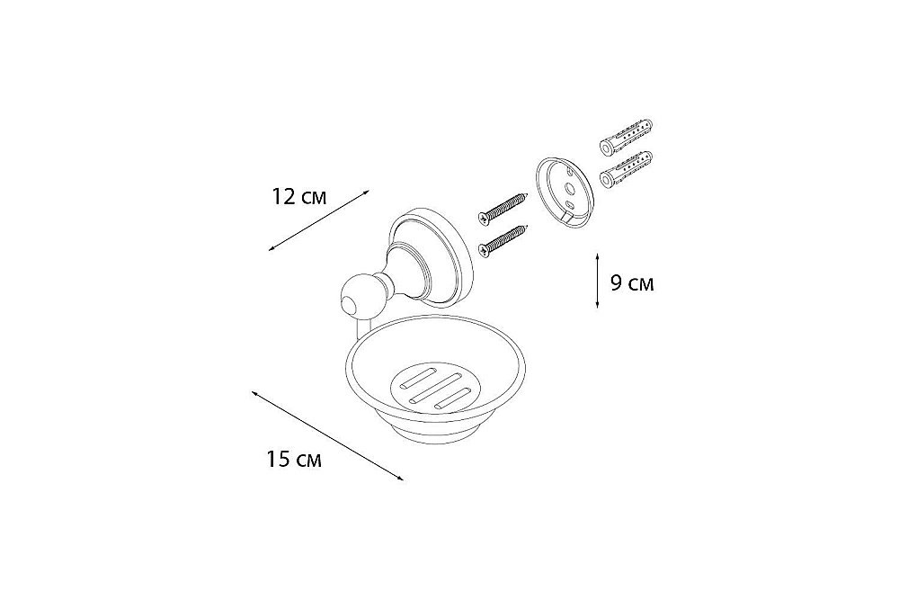 Мыльница FIXSEN BOGEMA FX-78508 купить в интернет-магазине сантехники Sanbest