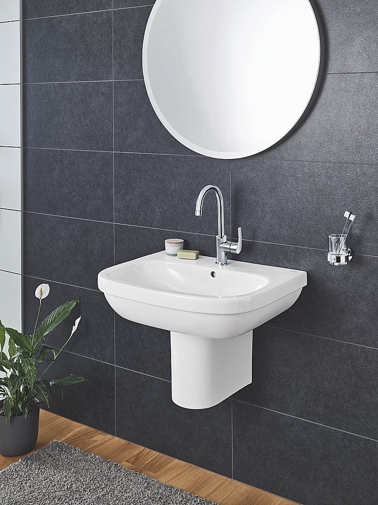 Раковина на полупьедестале Grohe Euro Ceramic 65 белая купить в интернет-магазине Sanbest