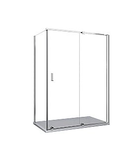 Душевой уголок CeruttiSpa Premiata 120x90 Premiata 120-8 стекло прозрачное/профиль хром купить в интернет-магазине Sanbest