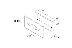Держатель бумажных полотенец FIXSEN Hotel FX-31027 купить в интернет-магазине сантехники Sanbest