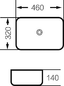 Раковина Grossman Color GR-4041BW черно-белый купить в интернет-магазине Sanbest