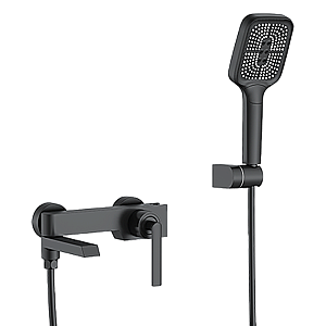 Смеситель для ванны Elghansa URBAN XQ 2313301-Black черный матовый купить в интернет-магазине сантехники Sanbest