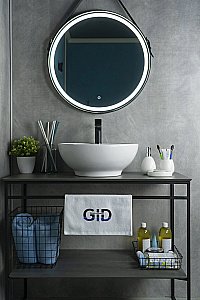 Раковина накладная Gid Esfera 45 N9001 51101 белая купить в интернет-магазине Sanbest