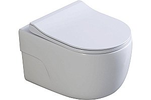 Унитаз подвесной Art&Max VERONA AM012CHRT/SC белый, с сиденьем микролифт, безободковый купить в интернет-магазине Sanbest