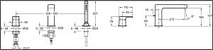 Смеситель для душа Jacob Delafon STRAYT E37337-CP купить в интернет-магазине сантехники Sanbest