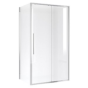 Душевой уголок Niagara Nova NG-64-11A/NG-A80-34 110х80 стекло прозрачное/профиль хром купить в интернет-магазине Sanbest