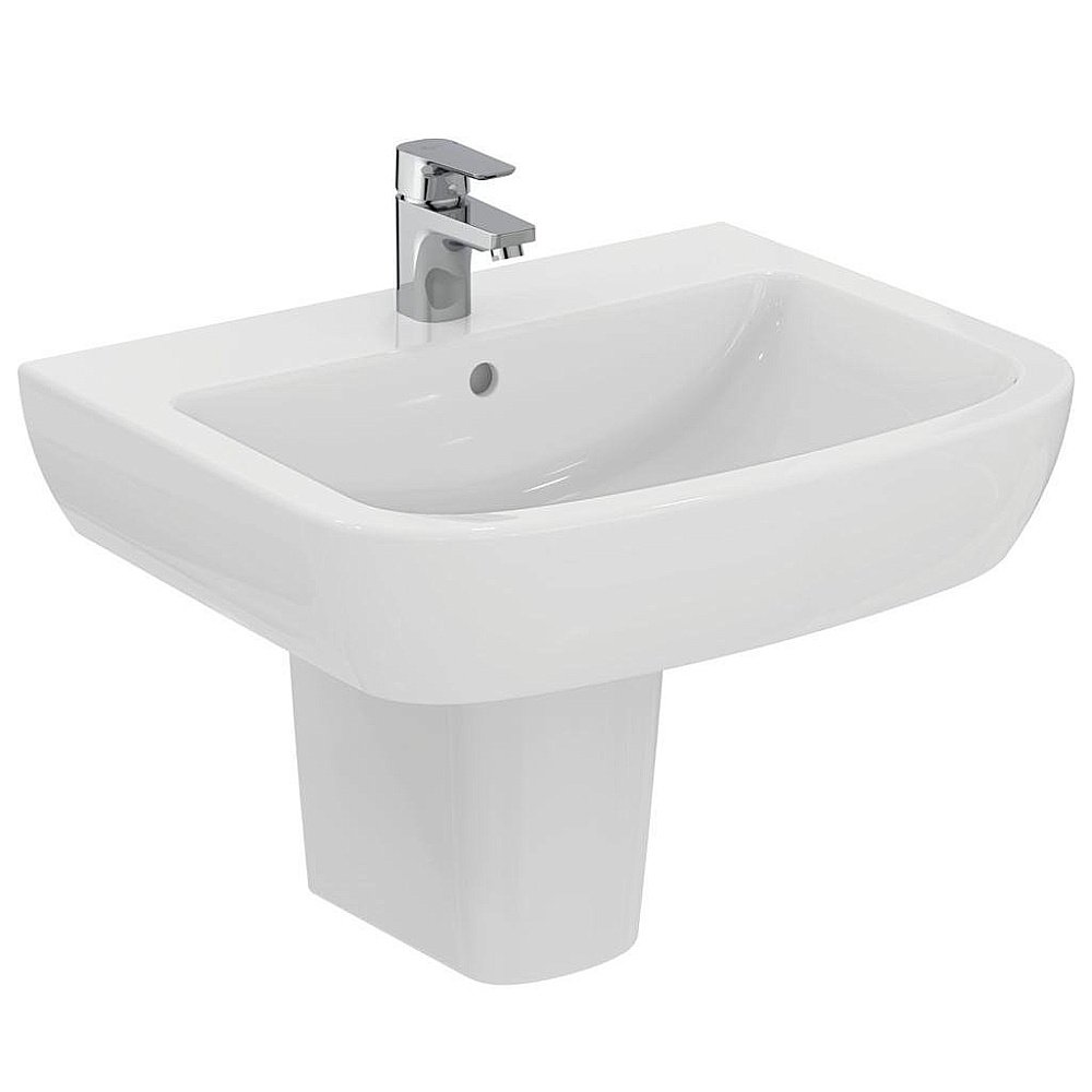 Раковина на полупьедестале Ideal Standard Tempo 65 T056301 белая купить в интернет-магазине Sanbest