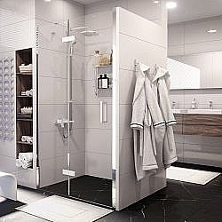 Душевая дверь WasserKRAFT Aller 10H05 120 левая купить в интернет-магазине сантехники Sanbest