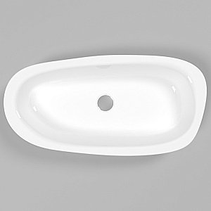 Раковина накладная WhiteCross MOONSTONE E 70 0731.070035.100 белая купить в интернет-магазине Sanbest