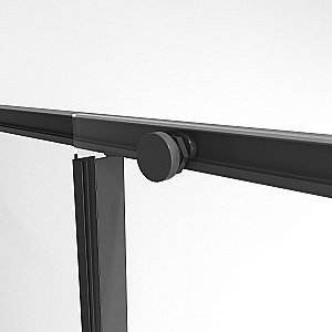 Душевой уголок Niagara Nova NG-84-14AB/NG-A80B-34 140х80 стекло прозрачное/профиль черный матовый купить в интернет-магазине Sanbest