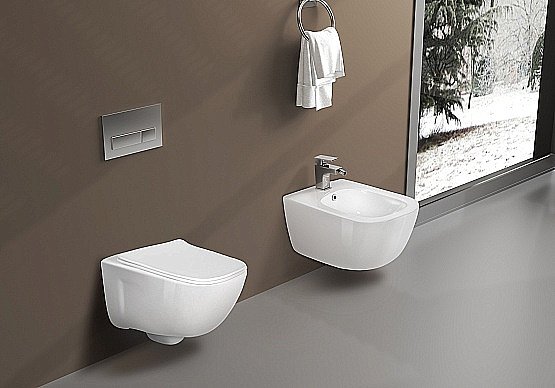 Биде Aquatek Дива AQ1012-00 белое купить в интернет-магазине Sanbest