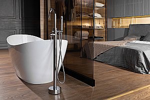 Ванна из искусственного камня Marmo Bagno Верона 168х77 MB-VR170-80 белая купить в интернет-магазине Sanbest