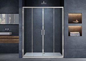 Душевая дверь Vincea ALPHA VDS-3AL 170 хром/прозрачное купить в интернет-магазине Sanbest