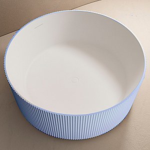 Ванна отдельностоящая Abber STEIN AS9679Blau 150 голубая/белая купить в интернет-магазине Sanbest