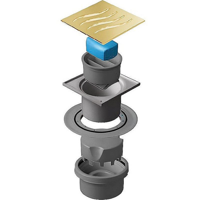 Душевой трап Pestan Confluo Standard 13000179 золото купить в интернет-магазине Sanbest