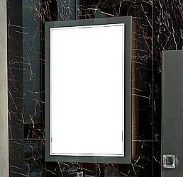 Зеркало Armadi Art Lucido Dolce 567-GR 105 глянцевый графит в ванную от интернет-магазине сантехники Sanbest