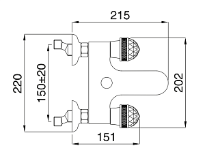 Смеситель для ванны Migliore Axo Crystal ML.AXO-602F хром/золото купить в интернет-магазине сантехники Sanbest