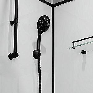 Душевая кабина Niagara Standart ST90/15Q/KL/BKT 90х90 стекло прозрачное/профиль черный матовый купить в интернет-магазине Sanbest