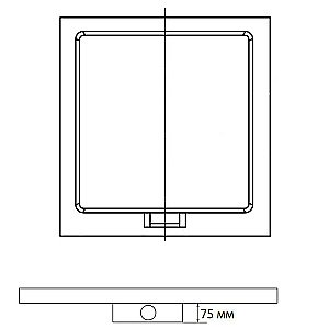Душевой поддон RGW STA-01W 16330199-01 90х90 белый купить в интернет-магазине Sanbest