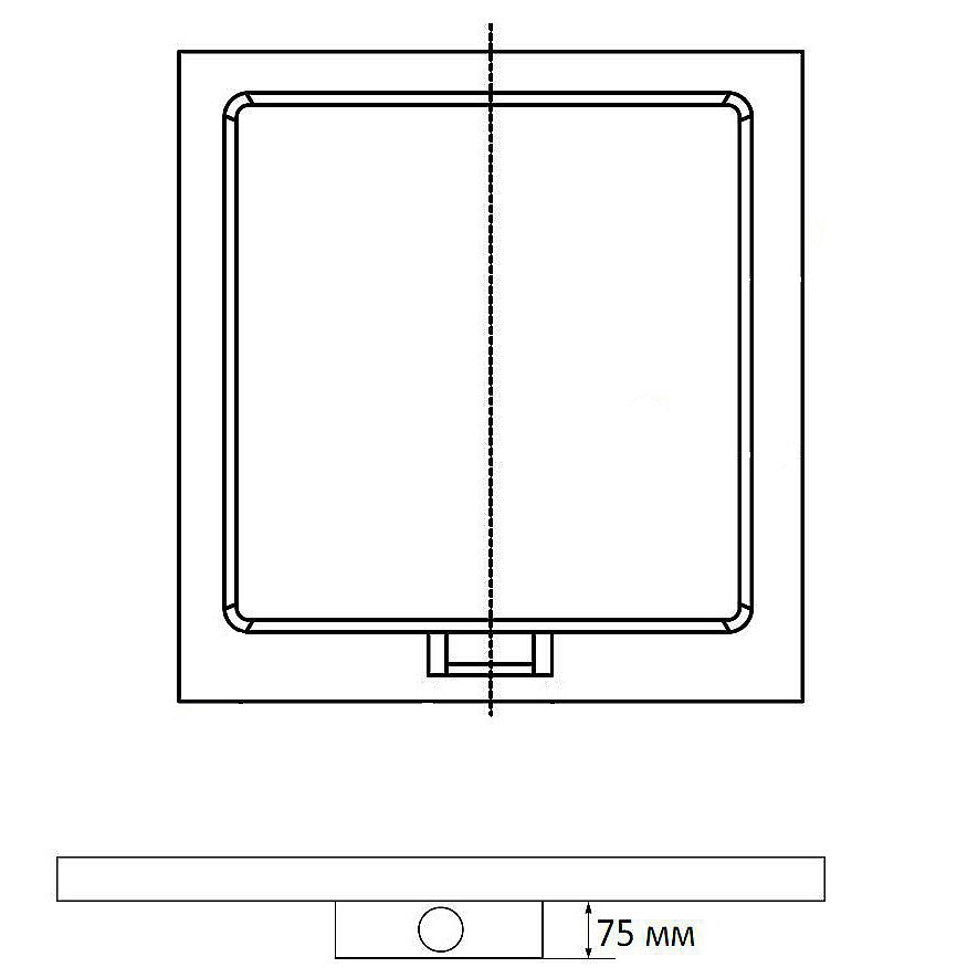 Душевой поддон RGW STA-01W 16330199-01 90х90 белый купить в интернет-магазине Sanbest