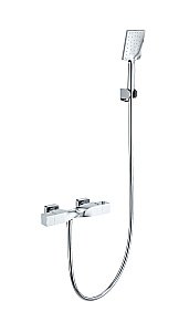 Смеситель для душа с термостатом WONZON & WOGHAND Twist WW-B2025-A-CR хром купить в интернет-магазине сантехники Sanbest
