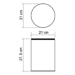 Ведро для мусора WasserKRAFT K-625 купить в интернет-магазине сантехники Sanbest