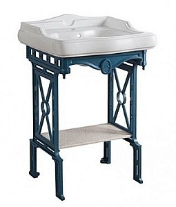 Консоль с раковиной Caprigo Concol C-060 Синяя для ванной в интернет-магазине сантехники Sanbest
