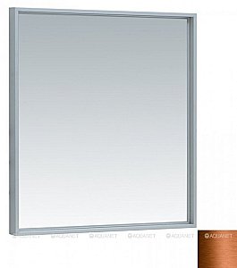 Зеркало De Aqua Алюминиум 261708 70 медь в ванную от интернет-магазине сантехники Sanbest