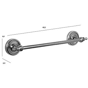 Полотенцедержатель Tiffany World Bristol TWBR114br бронза купить в интернет-магазине сантехники Sanbest