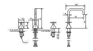 Смеситель для раковины Migliore Sirius 28161 хром купить в интернет-магазине сантехники Sanbest