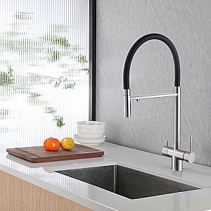 Смеситель для кухни Abber Wasser Kreis AF81141SP сатин купить в интернет-магазине сантехники Sanbest