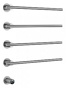 Полотенцесушитель электрический встраиваемый WONZON & WOGHAND DORTMUND, Брашированный никель (WW-A364-BR) купить в интернет-магазине сантехники Sanbest