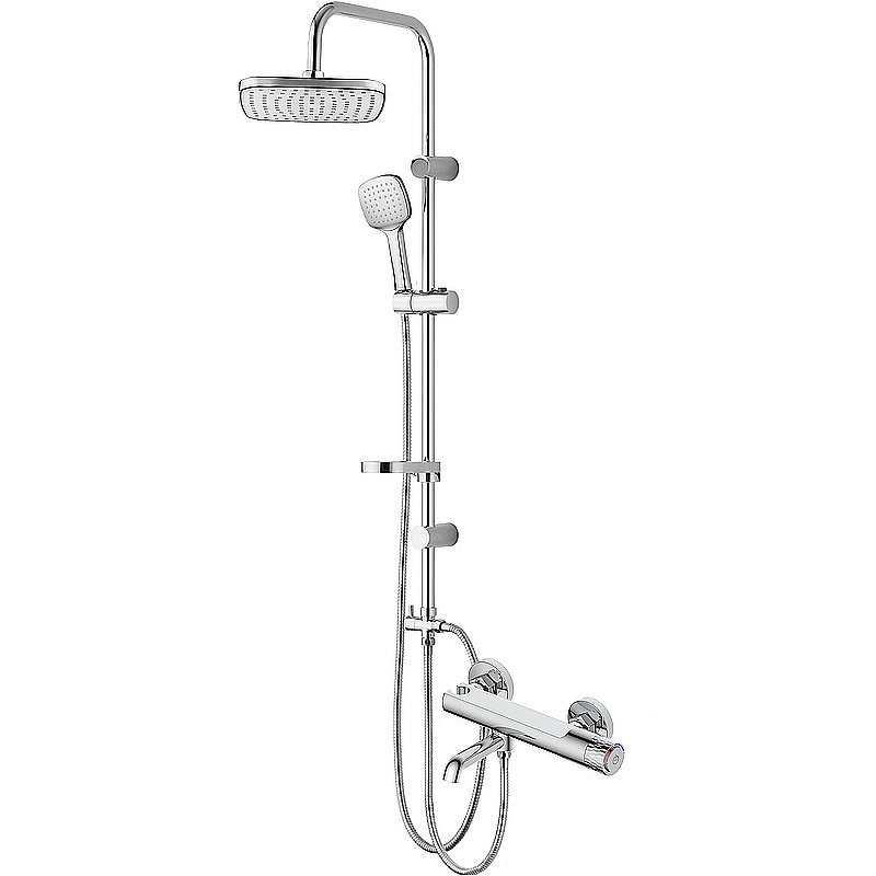 Душевая система Orange Push M02-914cr хром купить в интернет-магазине сантехники Sanbest